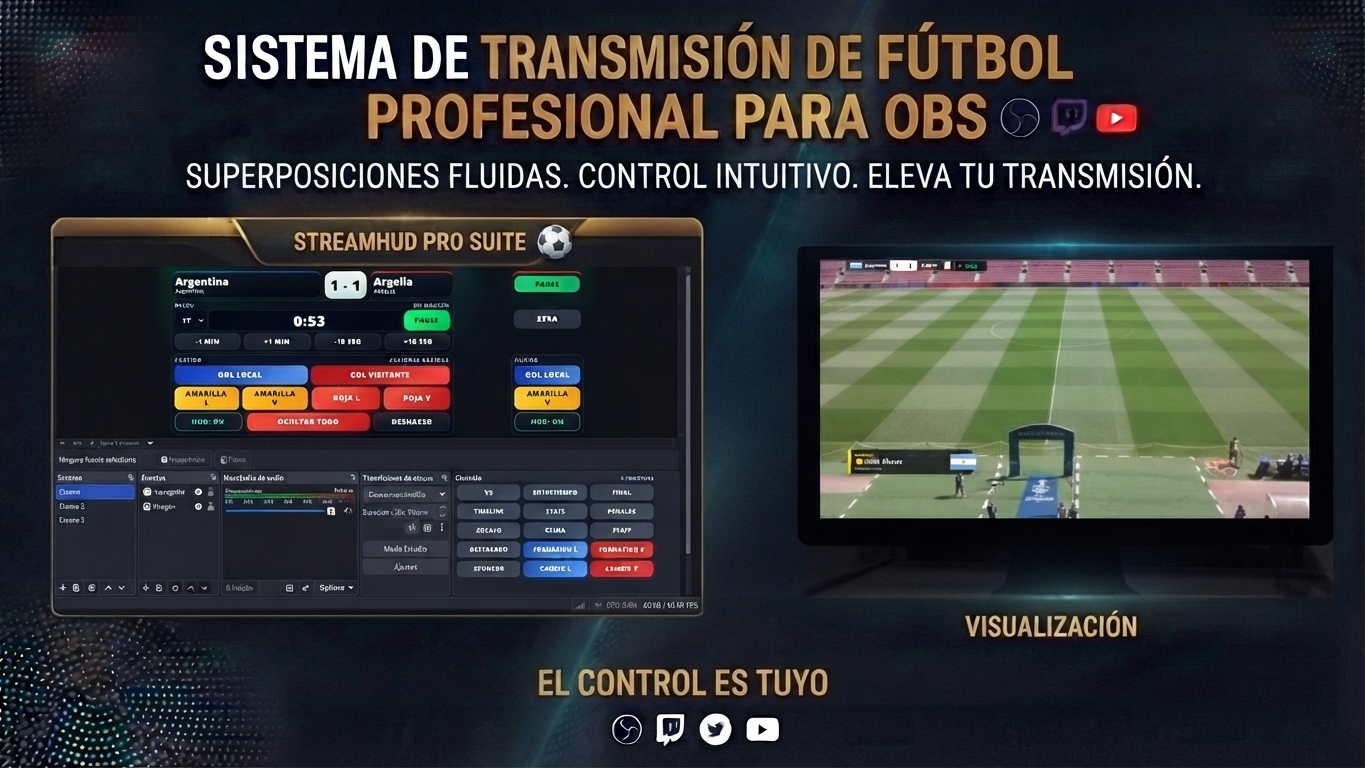 StreamHUD OBS & vMix Integration