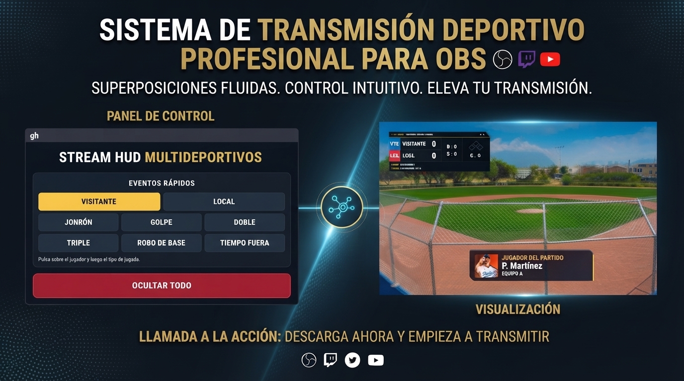 StreamHUD Baseball & Deportes